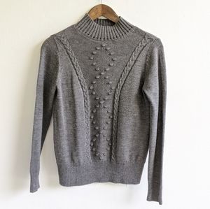 Ann Taylor LOFT Outlet Bobble Cable Knit Sweater